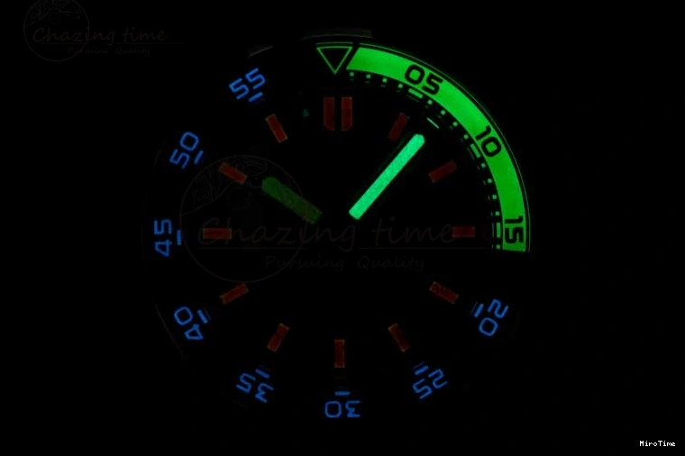 MIROTIME 0725 BestValue Aquatimer Automatic SS RSF 1:1 Best Edition White Orange Dial on SS Bracelet A 7072